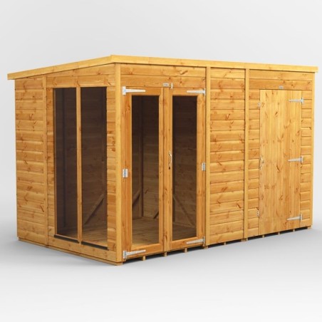 10 x 6 Power Pent Summerhouse With 4ft Side Store