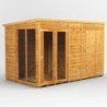 10 x 6 Power Pent Summerhouse With 4ft Side Store