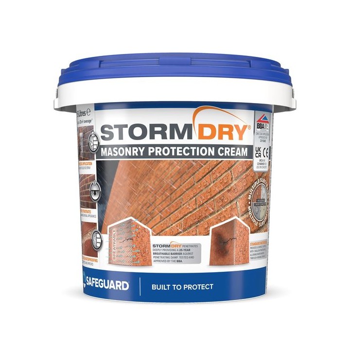 Safeguard Stormdry Masonry Protection 5L Cream