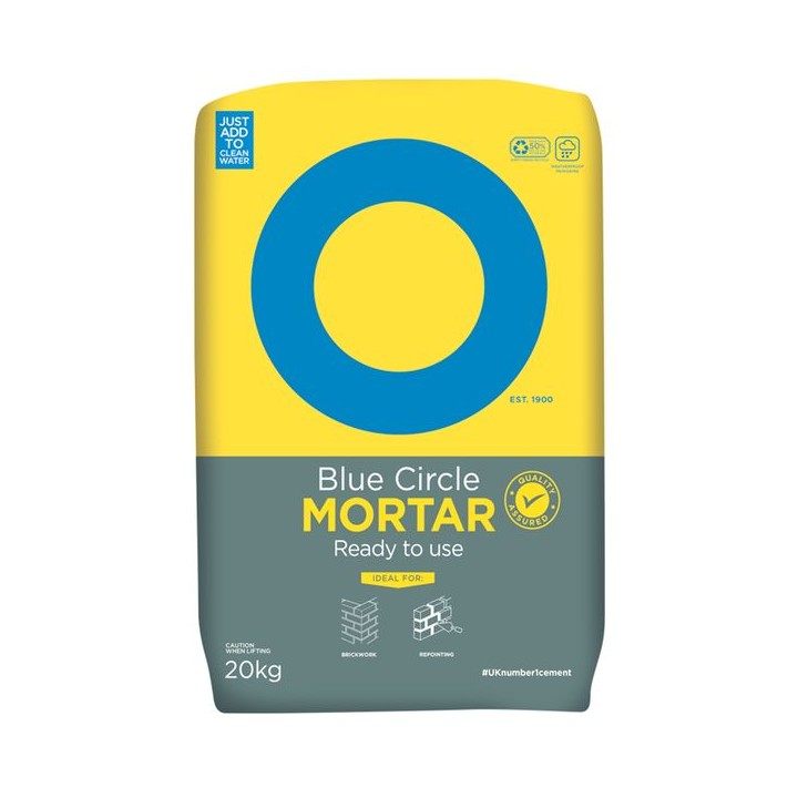 Blue Circle Quality Assured Ready to Use Mortar 20kg