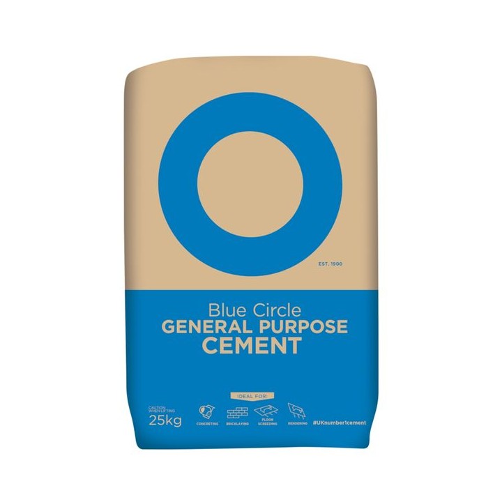 Blue Circle General Purpose Grey Cement in Paper Bag 25kg