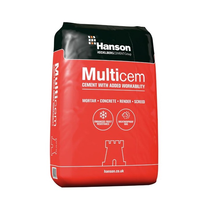 Castle Multicem Cement in Plastic Bag 25kg