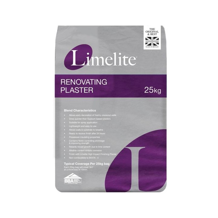 Limelite Renovating Plaster 25kg