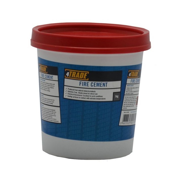 4TRADE Ready Mixed Neutral Colour Fire Cement Neutral 1kg