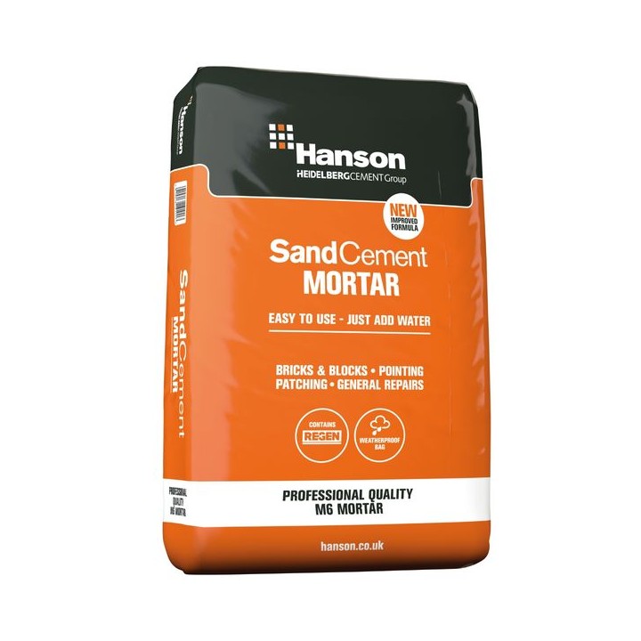 Hanson Maxipack Sand/Cement Mortar in Plastic Bag 20kg