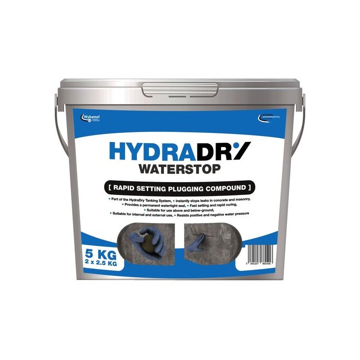 Wykamol NMD Waterstop Mortar 5kg Bucket