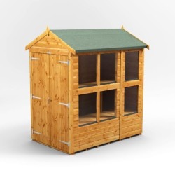 6 x 4 Power Apex Double Door Potting Shed