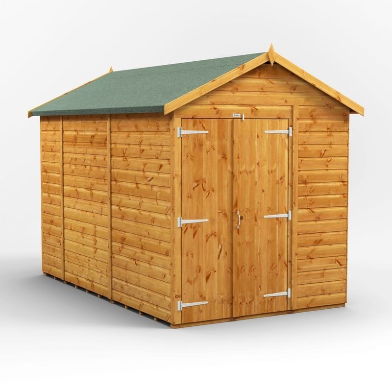 10 x 6 Power Windowless Apex Double Door 10 x 6 Power Windowless Apex Double Door