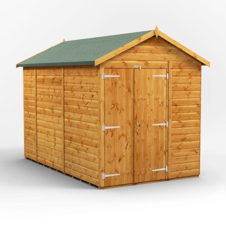 10 x 6 Power Windowless Apex Double Door