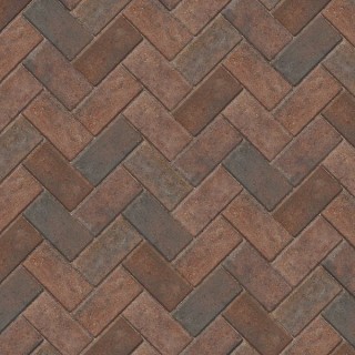 Marshalls Keyblok Burnt Ochre Concrete Block Paving 200mm x 100mm x 60mm - Pack of 404