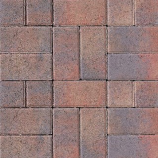 Tobermore Pedesta Decorative Block Paving in Heather 200 x 100 x 50mm