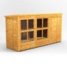 12 x 4 Power Pent Potting Shed With 4ft Side Store