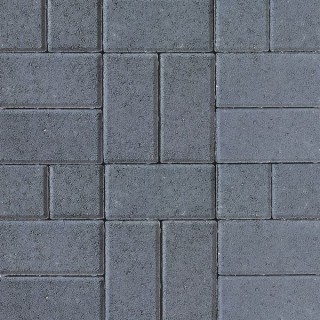 Tobermore Pedesta Decorative Block Paving in Charcoal 200 x 100 x 50mm - Pack of 720