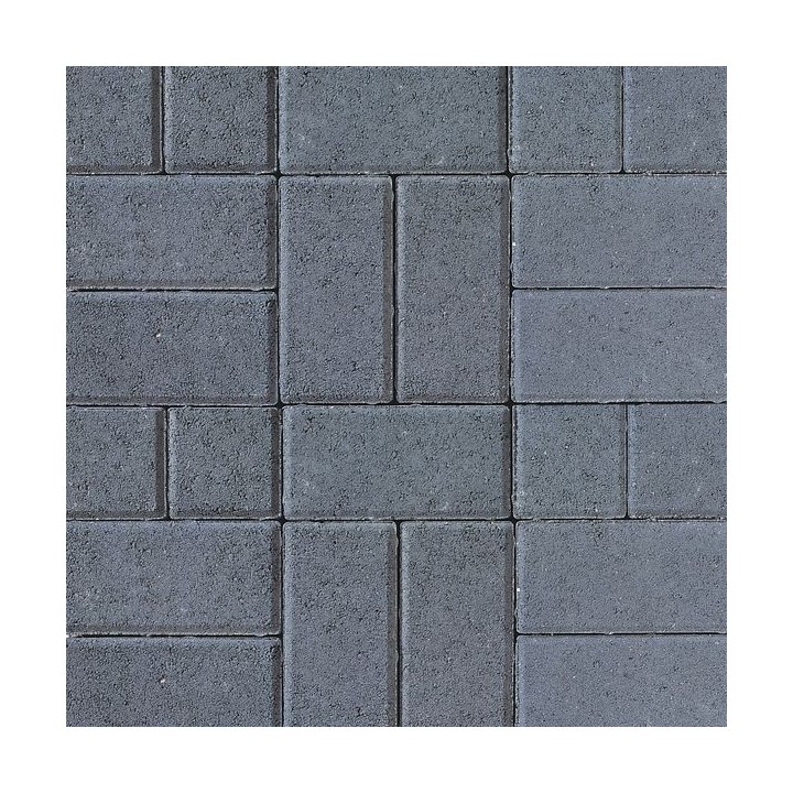 Tobermore Pedesta Decorative Block Paving in Charcoal 200 x 100 x 50mm - Pack of 720