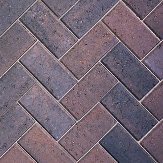 Bradstone Driveway Concrete Block Paving Burnt Oker 200mm x 100mm x 50mm
