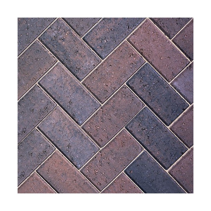 Bradstone Driveway Concrete Block Paving Burnt Oker 200mm x 100mm x 50mm