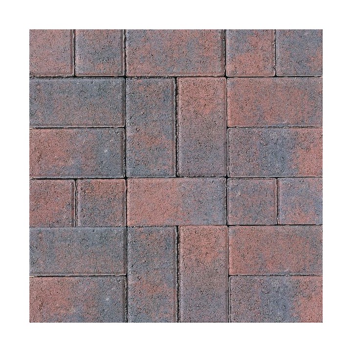 Tobermore Pedesta Decorative Block Paving in Brindle 200 x 100 x 50mm - Pack of 720