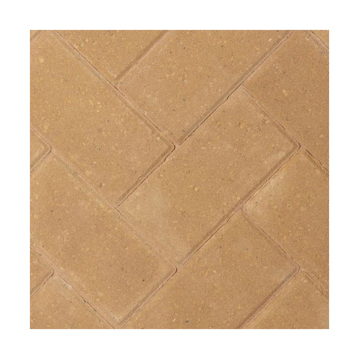 Bradstone Driveway Concrete Block Paving Buff 200mm x 100mm x 50mm