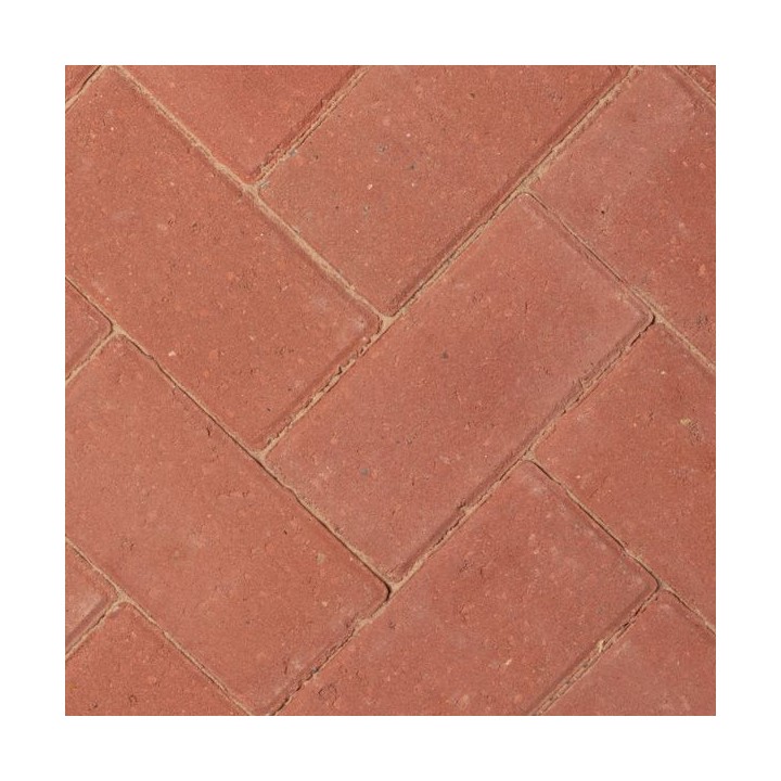 Bradstone Driveway Concrete Block Paving Red 200mm x 100mm x 50mm
