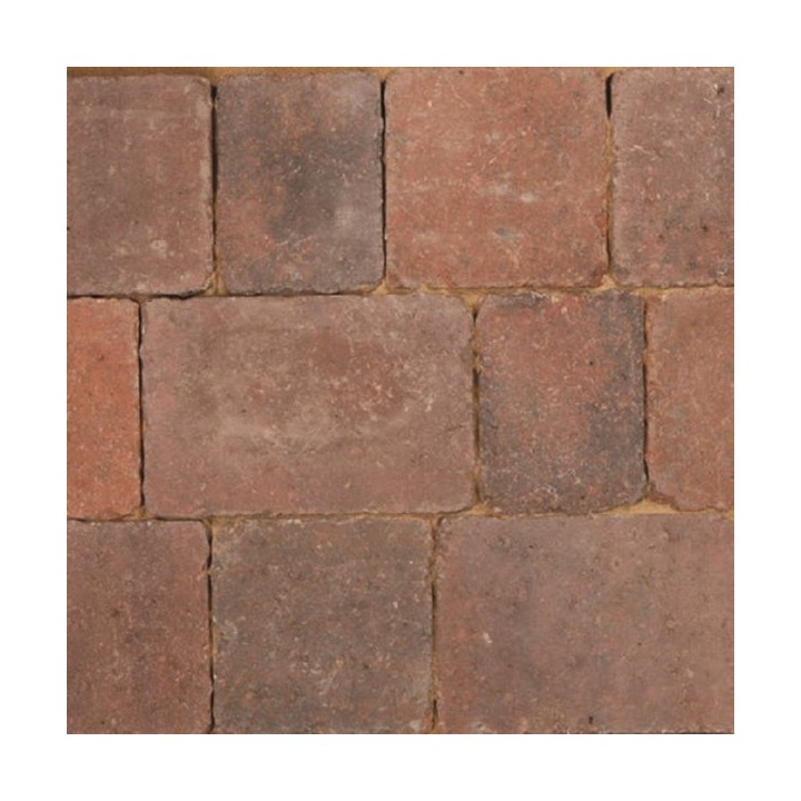 Bradstone Woburn Rumbled Concrete Block Paving Brindle 100x134x50mm