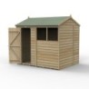 4LIFE Reverse Apex Shed 8 x 6 - Single Door - 2 Windows Home Delivery