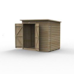 4LIFE Pent Shed 7 x 5 - No Windows - Double Door Home Delivery