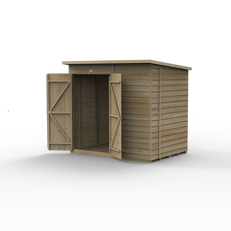 4LIFE Pent Shed 7 x 5 - No Windows - Double Door Home Delivery