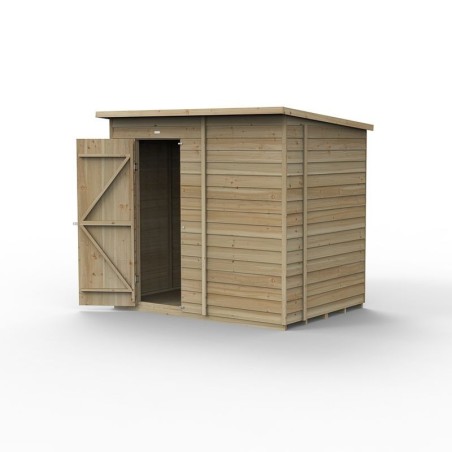 4LIFE Pent Shed 7 x 5 - Single Door - No Window Home Delivery