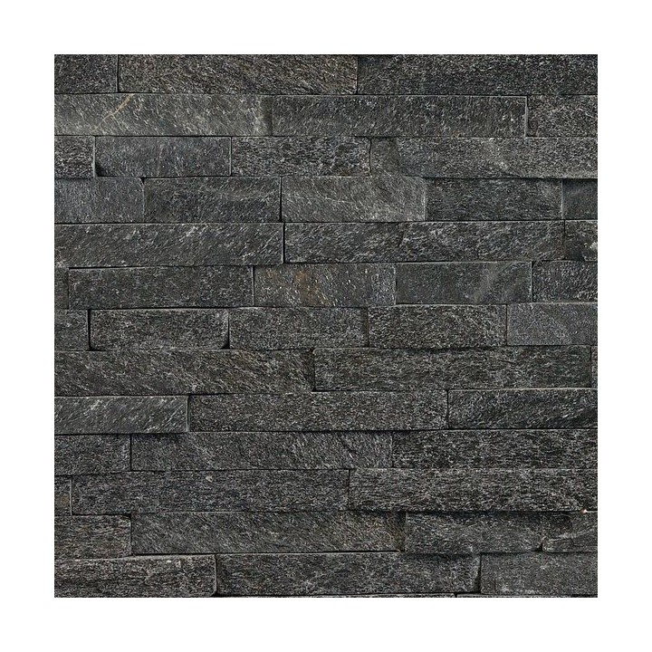 Marshalls Stoneface Drystack Veneer Z Shaped Walling Nero Quartzite