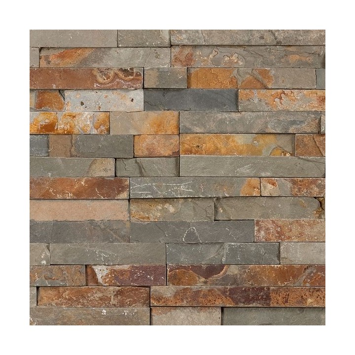 Marshalls Stoneface Drystack Veneer Copper Slate Walling Z Shape