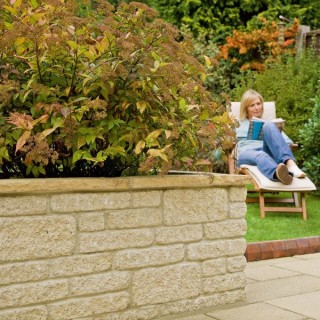 Marshalite Pitched Buff New Face Walling 440mm x 100mm x 140mm