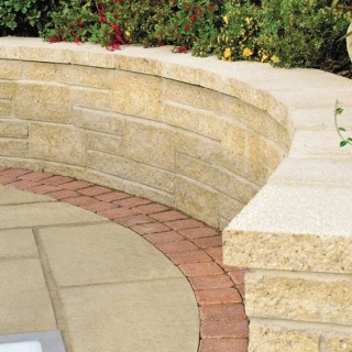 Marshalls Saxon Coping Pack Buff 600mm x 136mm x 50mm - Pack of 50