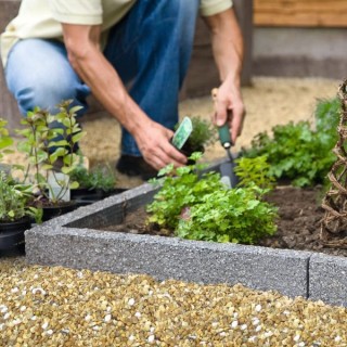 Marshalls Drivesett Argent Edging Dark 915 x 150mm