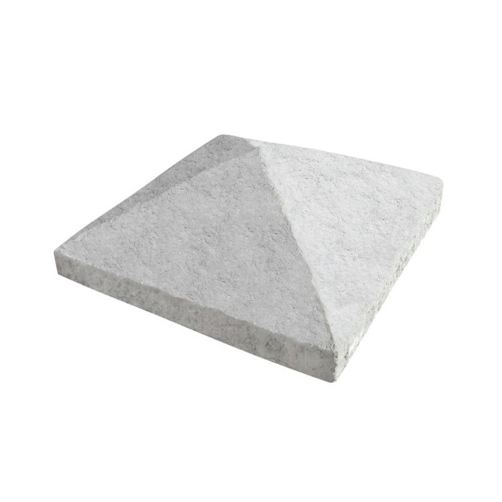 Marshalls Precast 4 Way Pillar Cap Off White 380mm x 380mm x 76/32mm - Pack of 24