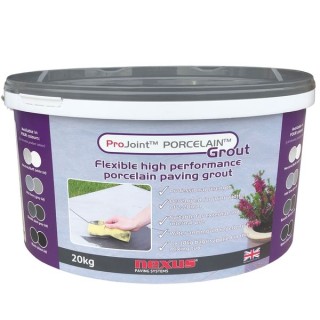 Projoint Porcelain Paving Grout Mid Grey 20kg PG20g