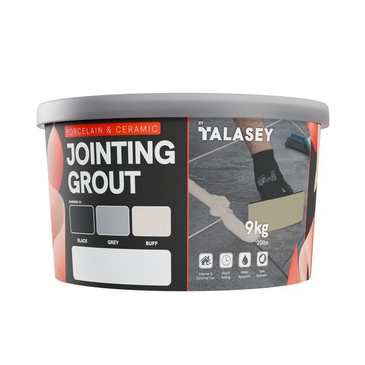 Pavetuf Jointing Grout Black 9kg Bucket