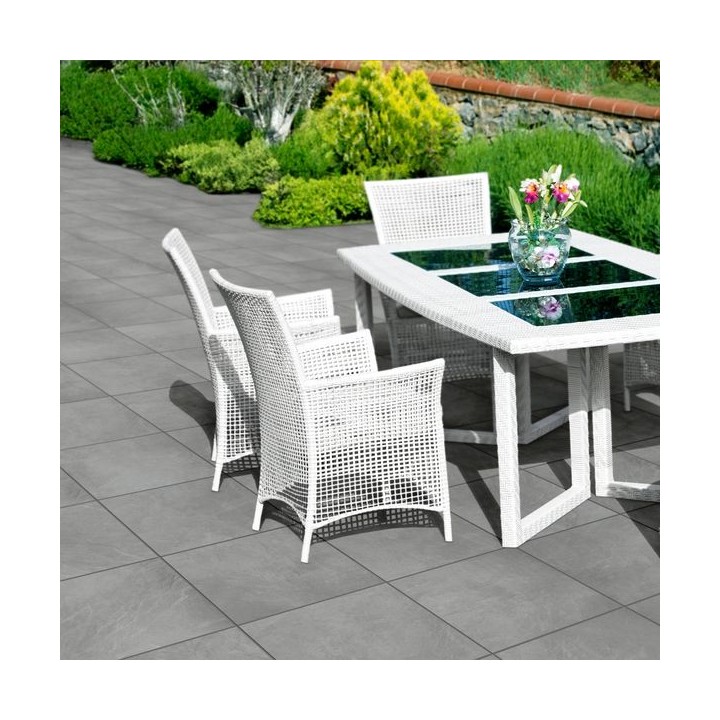 Global Stone Porcelain Paving Station Grey 600 x 600 x 20mm