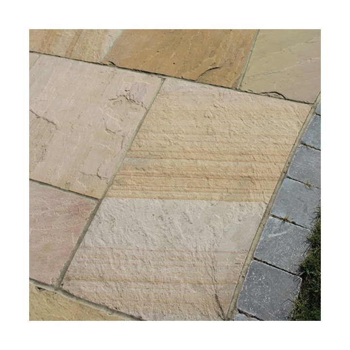 Talasey Classicstone Calibrated Indian Sandstone Paving - 18mm Harvest Buff - Project Pack 22.2m2