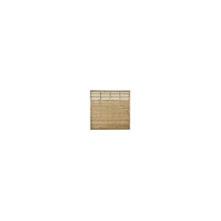 Pressure Treated Decorative Kyoto Fence Panel 6ft x 6ft Pack of 5
