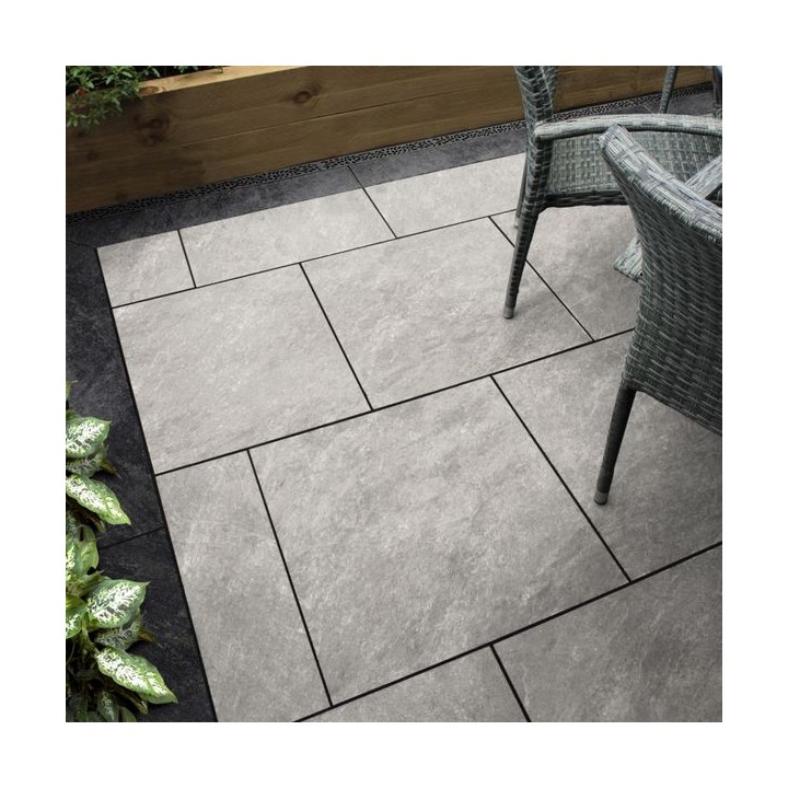 Talasey Cava Quartz Lucenta Porcelain Paving 600 x 600mm