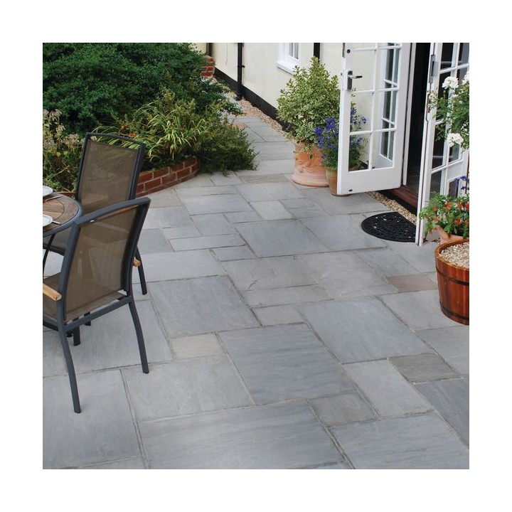Global Stone Castle Grey Sandstone Paving 900 x 600 x 22mm
