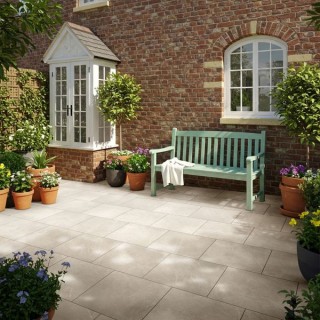 Global Stone Porcelain Paving Station White 600 x 600 x 20mm