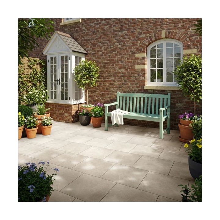 Global Stone Porcelain Paving Station White 600 x 600 x 20mm