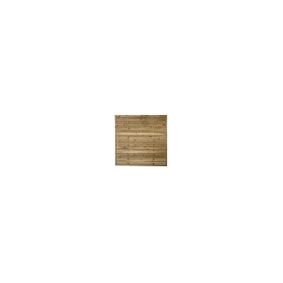 Pressure Treated Decorative Flat Top Fence Panel  6ft x 6ft Pack of 3