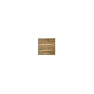 Pressure Treated Decorative Flat Top Fence Panel  6ft x 6ft Pack of 4