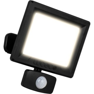 Luceco 30W LED Floodlight PIR Black 2400LM IP65