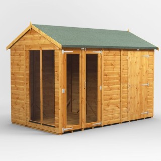 10 x 6 Power Apex Summerhouse With 4ft Side Store