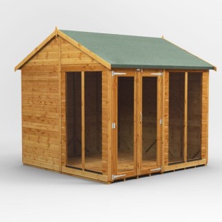 8 x 8 Power Apex Summerhouse
