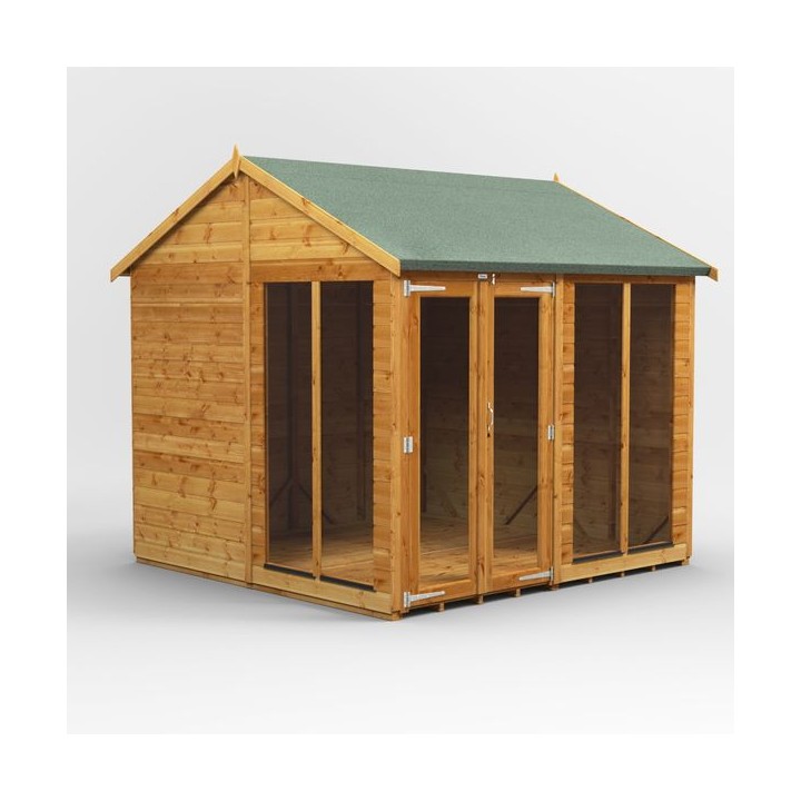 8 x 8 Power Apex Summerhouse