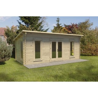 Forest Garden 6 x 3m Arley Log Cabin and Underlay Home Delivered